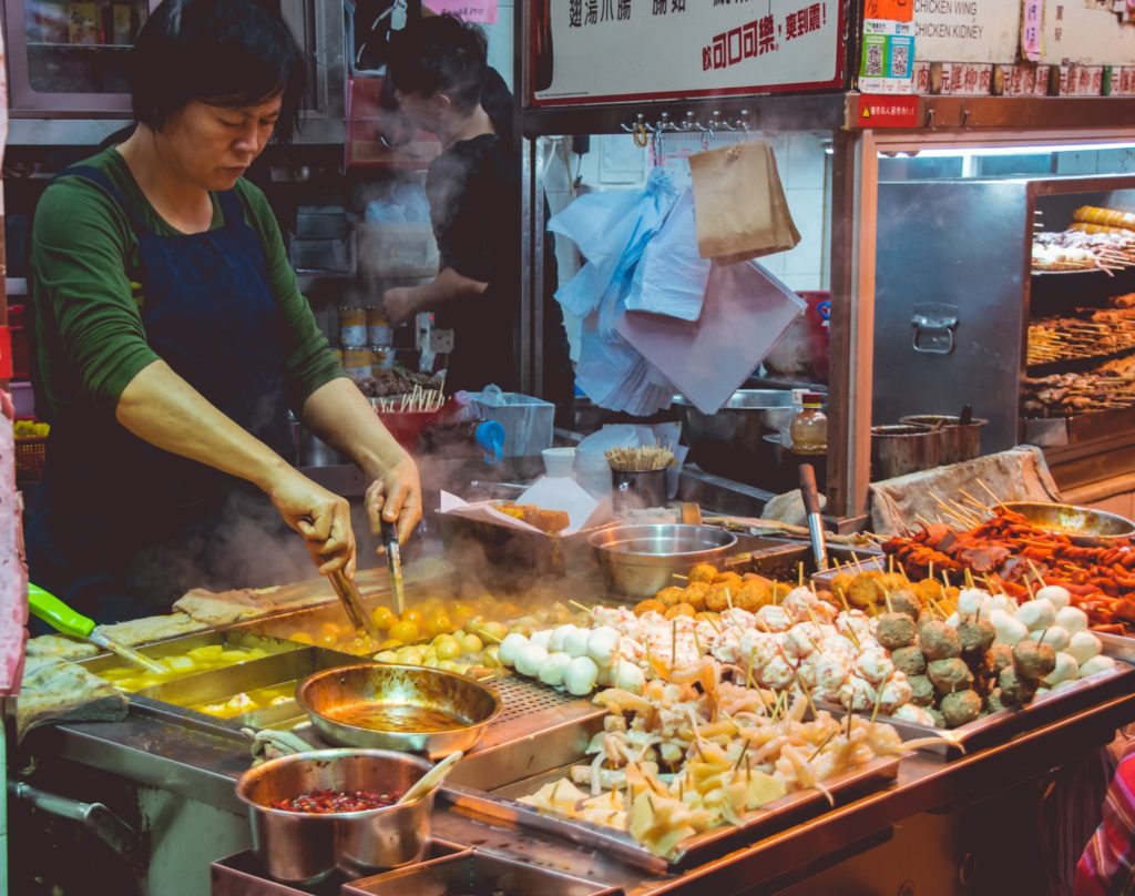 Street food in Hong Kong. The former colony has influenced and adapted its cuisine for generations. 
