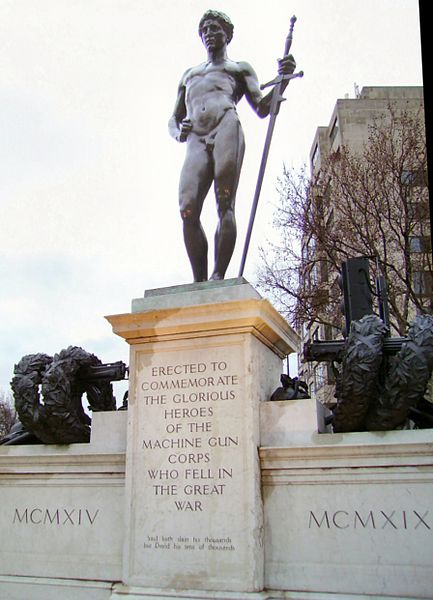 Machine Gun Corps Memorial - Hyde Park Corner - London 